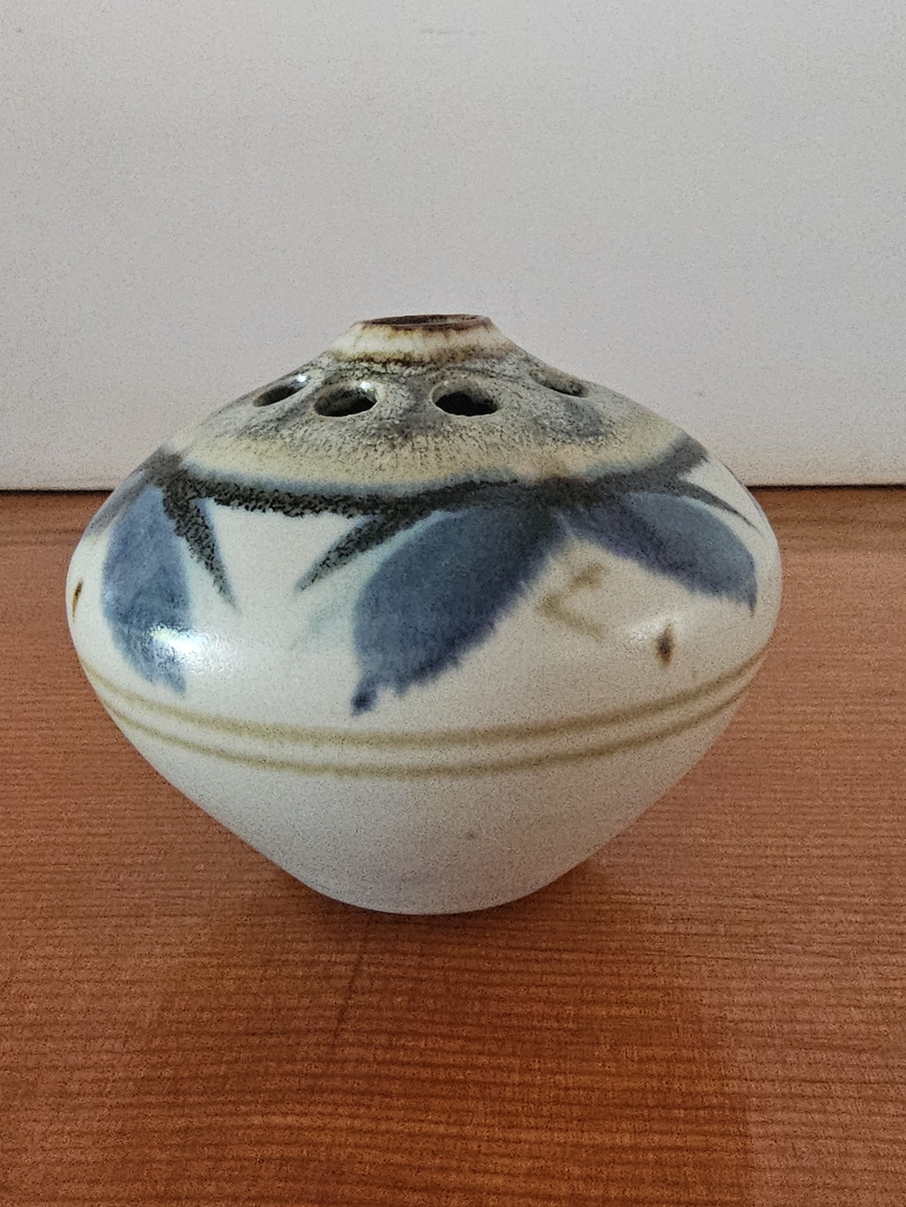 Handmade Ceramic Bud Vase - Flower Frog
